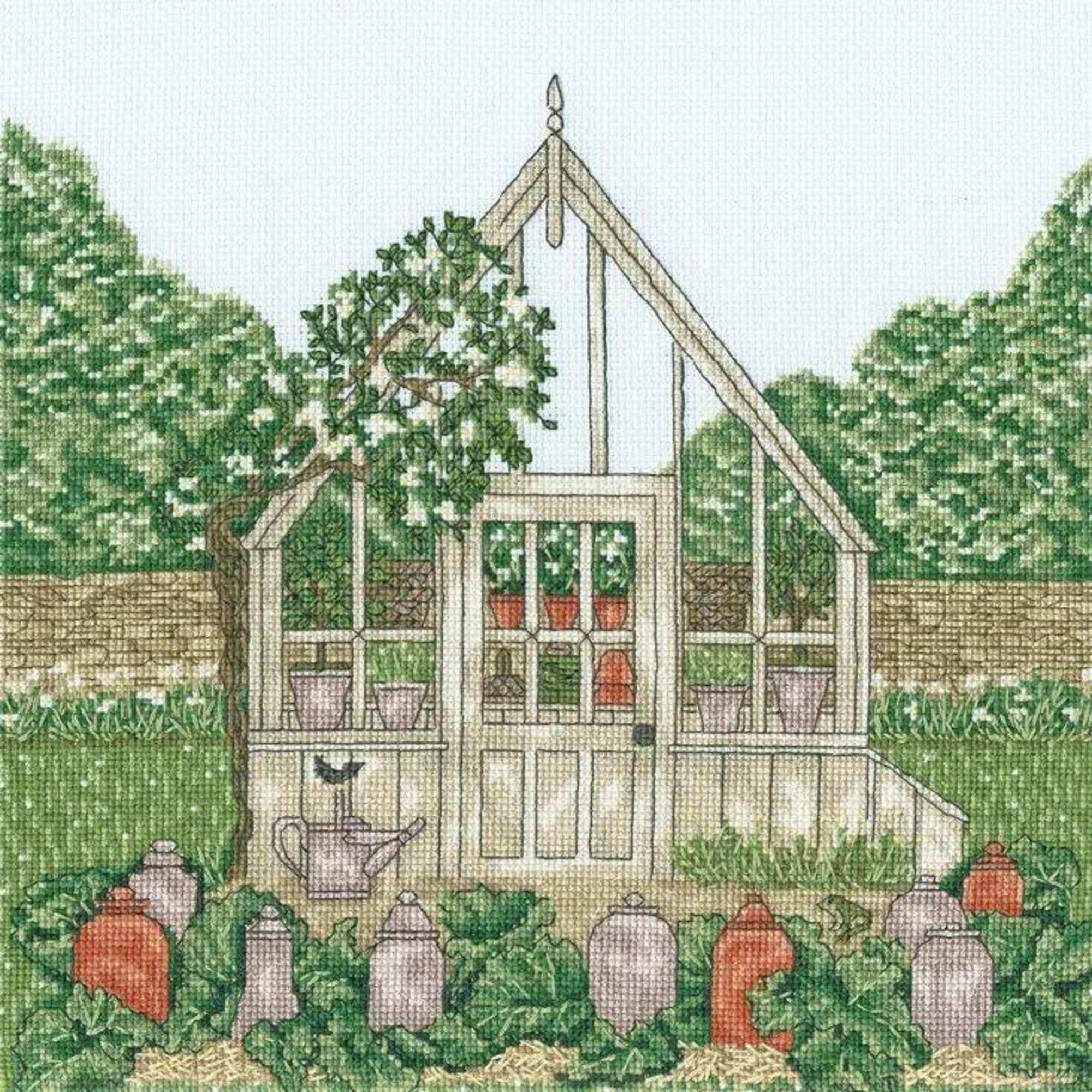 Bothy Threads Greenhouse Counted Cross Stitch Kit